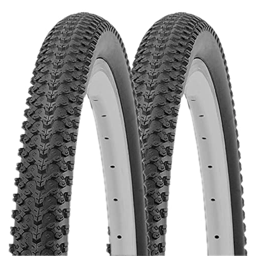 Mountain Bike Tyres : Laxzo ® Pair 27.5 x 2.125" Tyre ETRTO 57-584 for BMX MTB Mountain Bicycle or Kids Childs Bike Cycle with 27.5 x 2.125 inch Tyres (Pack of 2)