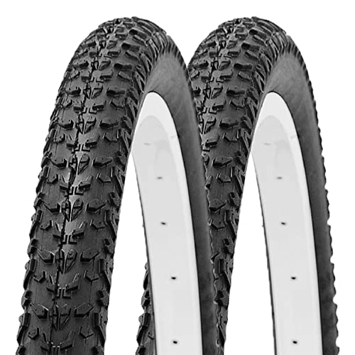 Mountain Bike Tyres : Laxzo ® Pair 29 x 2.00" Tyre ETRTO 50-622 for BMX MTB Mountain Bicycle or Kids Childs Bike Cycle with 29 x 2.00 inch Tyres (Pack of 2)
