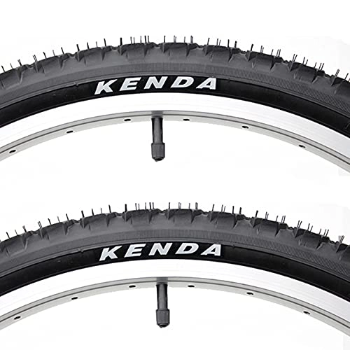Mountain Bike Tyres : LDFANG 24 / 26×1.95, 26×2.1 Tyre 2 PCS for Road Mountain MTB Mud Dirt Offroad Bike Bicycle