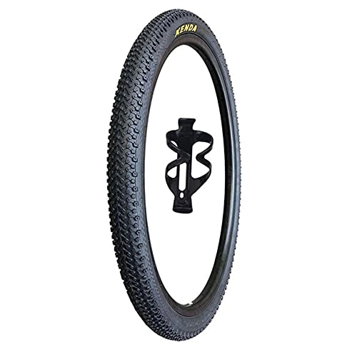 Mountain Bike Tyres : LDFANG 24 / 26 X 1.95 Mountain Bike Tires with Bike Bottle Cage, MTB Bike Bead Wire Tyre for Mountain, Cycle Cross Country Tire, 1PC .24 * 1.95