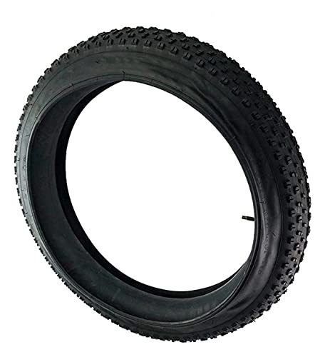Mountain Bike Tyres : LHaoFY Bicycle Tire 24×4. 0 Bicycle Tire Electric Snowmobile Front Wheel Beach Fat Tire Mountain Bike 24 Inch Fat Tire (Color: 24x4. 0 1pc tire) (Color : 24x4.0 1 Tire 1 Tube)