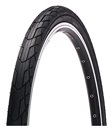 Mountain Bike Tyres : LSXLSD Bicycle Tire 26 X 1.5 Commuter / City / Cruiser / Hybrid Bicycle Tire Road Mountain Bike Bicycle Tire Wire Ring Solid Bicycle Tire (Color : Black, Wheel Size : 26")