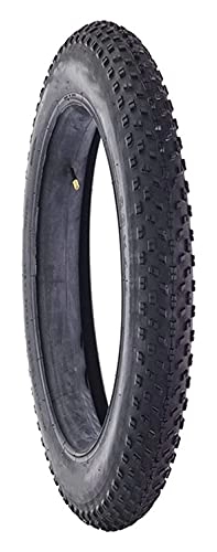 Mountain Bike Tyres : LXRZLS 20×4.0 Bicycle Tire Electric Snowmobile Front Wheel Beach Fat Tire Mountain Bike 20 Inch 20PSI 140 KPA Fat Tire (Color : 20 4.0 tire) (Color : 20 4.0 Tire and Tube)