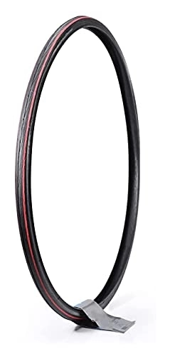 Mountain Bike Tyres : LXRZLS 700C Bicycle Tire 70025C 70028C Road Bike Tire Ultra Light 365g Riding Tire Red Edge Mountain Bike Tire (Color : 700x25c red) (Color : 700x25c Red)