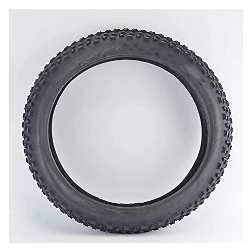 Mountain Bike Tyres : LXRZLS Bicycle Tire 20 Inch 4.0 Fat Tire Snowmobile Front Wheel Tire Beach Bicycle Wheel Mountain Bike Tire (Color : 20x4.0 1 Set) (Color : 20x4.0 Black)