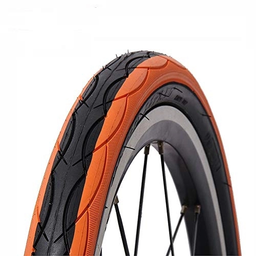 Mountain Bike Tyres : LXRZLS Color Bicycle Tire 20 14 Rim 20 * 1.5 14 * 1.75 Ultralight 290g BMX Folding Pocket Bike Mountain Bike Tires Kid's 20 Pneu (Color : Orange)
