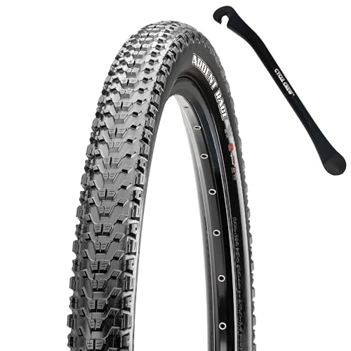 Mountain Bike Tyres : Maxxis Ardent Race 27.5"x2.35" 3C MaxxSpeed Mountain Bike Tire with EXO Puncture Protection Bundle with Cycle Crew Tire Lever