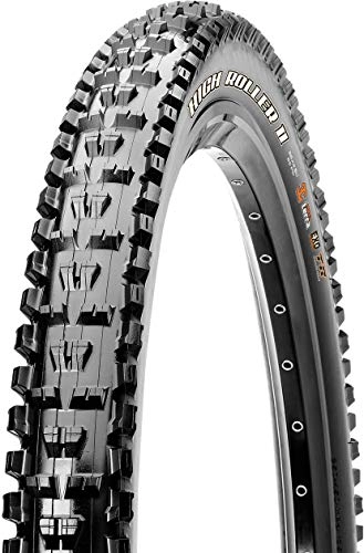 Mountain Bike Tyres : Maxxis High Roller Folding 3c Maxx Grip Tr Tyre - Black, 27.5 x 2.40-Inch