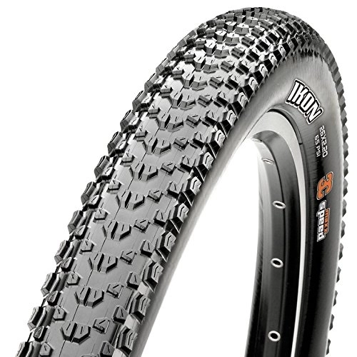 Mountain Bike Tyres : Maxxis Ikon e-MTB 1171-TB85920800 Foldable Tyre 27.5 x 2.20 Inches 56-584 + SilkShield MPC Black