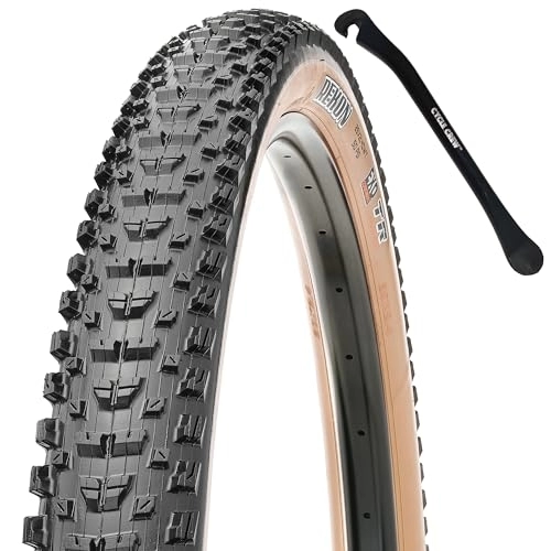 Mountain Bike Tyres : Maxxis Rekon 29"x2.4"WT EXO Mountain Bike Tire Puncture Protection Bundle with Cycle Crew Tire Lever