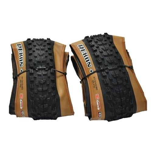 Mountain Bike Tyres : Maxxis REKON Plus MTB Folding Tire TR EXO 3C MaxxTerra 27.5x2.80 Tire, Tanwall, MX2810