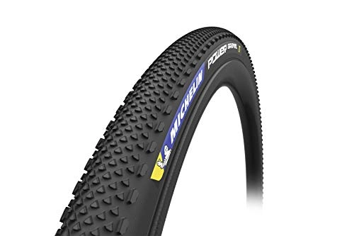 Mountain Bike Tyres : Michelin Black Tyre 700 x 47 (47-622) Power Gravel Flexible Tubing Adult Skin, Unisex, Mountain Road Bike