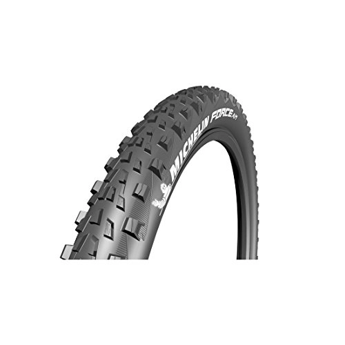 Mountain Bike Tyres : Michelin Unisex's Force AM Performance TLR Folding Bicycle Tyre, Black, 27.5x2.35