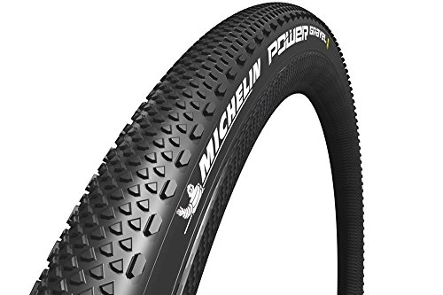 Mountain Bike Tyres : Michelin Unisex's TYRE POWER GRAVEL Black, 700x35
