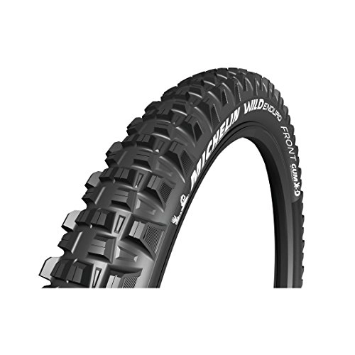 Mountain Bike Tyres : Michelin Unisex's TYRE WILD ENDURO 27.5x2.40 FRONT GUM-X TS TLR, Black, 27.5x2.4