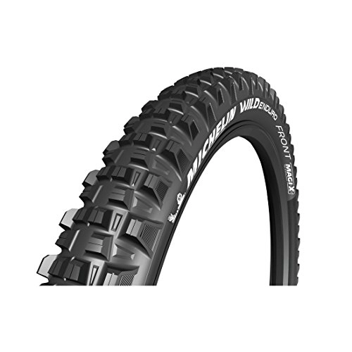 Mountain Bike Tyres : Michelin Unisex's TYRE WILD ENDURO 27.5x2.40 FRONT MAGI-X TS TLR, Black, 27.5x2.4