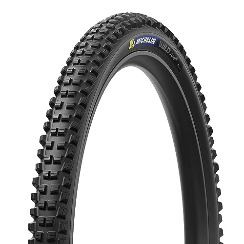 Mountain Bike Tyres : Michelin Wild AM Competition Line Front or Rear Mountain Bike Tire for Mixed and Soft Terrain, GUM-X Technology, 27.5 x 2.40 inch