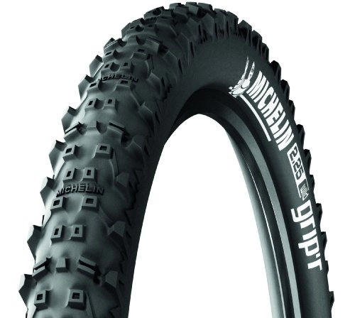 Mountain Bike Tyres : Michelin Wild Grip'R Advanced MTB Tyres - 52-559 (26 x 2.00), Grey (Black / Grey)