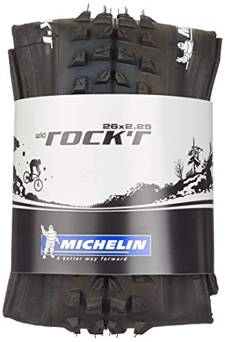 Mountain Bike Tyres : Michelin Wild Rock, Unisex Adult Bicycle Cover, Black, 26x2.10