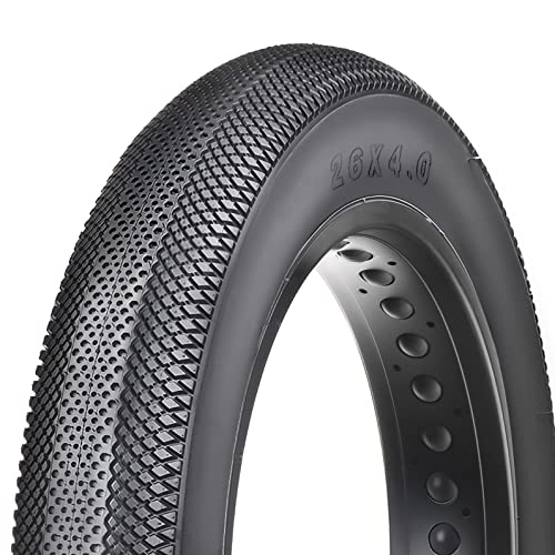 Mountain Bike Tyres : MOHEGIA E-Bike Fat Tire, 26x4.0-inch Electric Tricycle Fat Tire, Folding Bead Replacement Tire Compatible with Urban Mountain or Three-Wheeled Bicycle