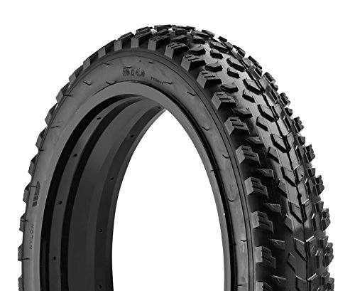 Mountain Bike Tyres : Mongoose Fat Tire Bike Tire, Mountain Bike Accessory, 20 x 4 inch