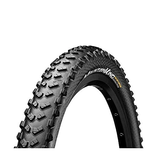 Mountain Bike Tyres : Motodak Mountain Bike Tyre 27.5 x 2.30 Continental Mountain King Performance Black Tube-Tubeless TS (58-584) (650b)