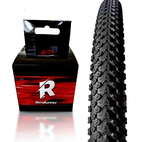 Mountain Bike Tyres : Mountain Bike Tire - Black - Single Tire - Bike Tire - Bicycle Tire - Rubber Tire - High-Performance Mountain Bike Tire