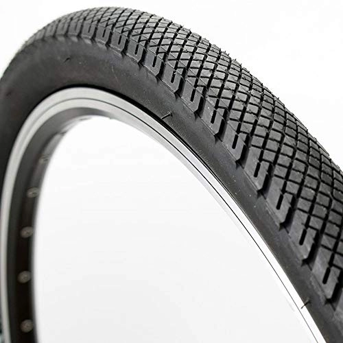 Mountain Bike Tyres : MTB Bicycle Tire 26 26 * 1.75 26 * 2.0 Country Rock Mountain Bike Tires 27.5 * 1.75 Cycling Slicks Tyres Pneu Parts Black (Color : 27.5 1.75)