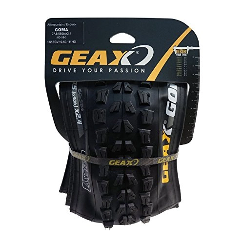 Mountain Bike Tyres : New Vittoria Geax GOMA Folding Mountain Bike Sticky Tyre 27.5(650b) X2.4 (60-584)