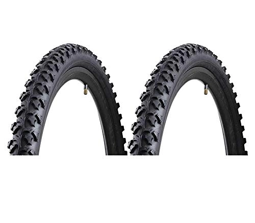 Mountain Bike Tyres : P4B | 2 x 26 inch MTB / ATB bicycle tyres | 26 x 2.10 | 54-559 | For terrain and road | Mountain bike tyres | All-terrain bike tyres | Off-road bicycle tyres