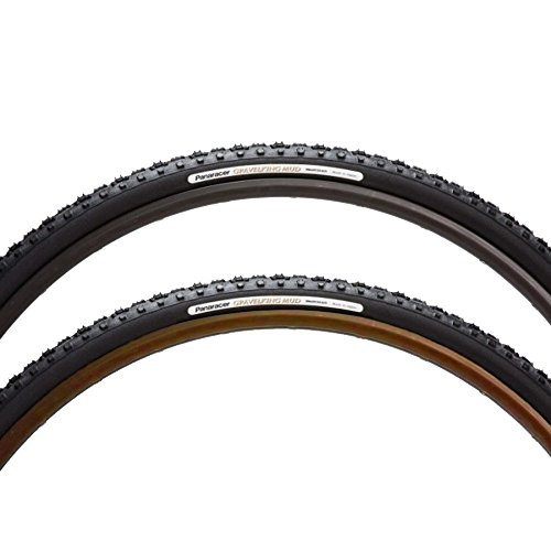 Mountain Bike Tyres : panaracer Unisex's Gravel King Mud Folding Tyre, Black / Brown, Size 700 x 33C