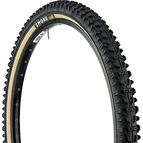 Mountain Bike Tyres : panaracer Unisex's Smoke Classic Folding MTB Tyre, Black / Amber, 26 x 2.1-Inch