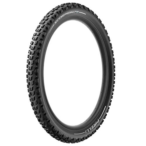 Mountain Bike Tyres : Pirelli Unisex – Adult's Scorpion MTB Soft Terrain Tyres, Black, 27.5x2.6