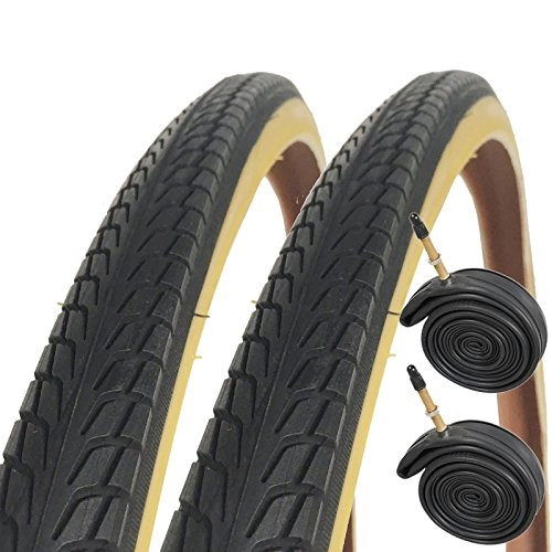 Mountain Bike Tyres : Raleigh CST T1531 Arrow 700 x 38c Hybrid Bike Tyres with Presta Tubes (Pair)