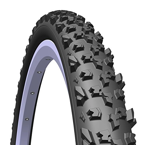 Mountain Bike Tyres : Rubena 1 PAIR of Mitas Neptune MTB & Cross Country Tyre, 26 x 2.10 (54-559), black (Pair of Tyres).