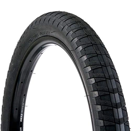 Mountain Bike Tyres : Salt BMX Contour Tyre 65 Psi Black 20" x 2.35