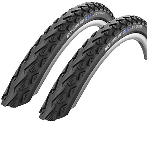 Mountain Bike Tyres : Schwalbe Land Cruiser 700 x 40c Hybrid Bike Tyres (Pair)
