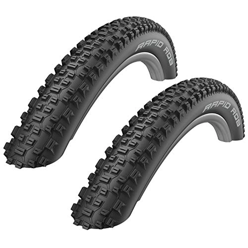 Mountain Bike Tyres : Schwalbe Rapid Rob 26 x 2.25 Mountain Bike Tyres - PAIR