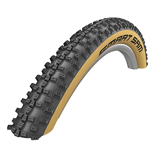 Mountain Bike Tyres : Schwalbe Unisex - Adult Smart Sam HS476 Bicycle Tyre, Black / Orange, 29x2.25