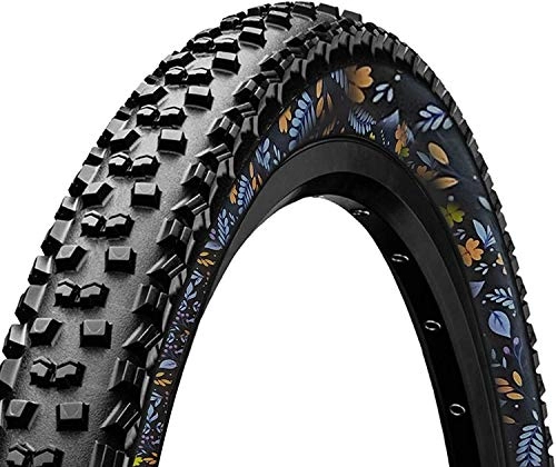 Mountain Bike Tyres : Set of Two Bike Tire Replacement Kit 26 Inch Bike Tires Set with Air Pump and 2 x Inner MTB Tires 26 x 1.95 Inches Mountain Bike Tires Floral Design Strong & Easy to Replace Road Bike Tires