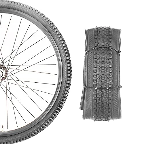 Mountain Bike Tyres : SIMEIQI Replacement Bike Tire, 24"x1.95" MTB Mountain Bicycle Tire Folding Bead Tire (24" X1.95")
