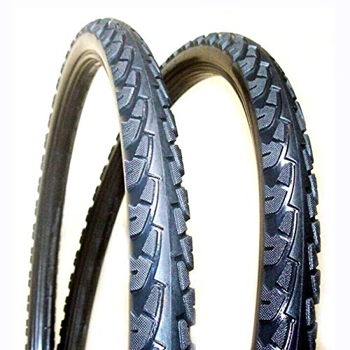 Mountain Bike Tyres : SOLID TIRES fit for sizes 26 * 1.95 26 * 2.125 26 * 1.50 1 Pcs Tire Fixed Inflation Solid Tyre Bicycle Gear Solid for Mountain bike (Color : Black)