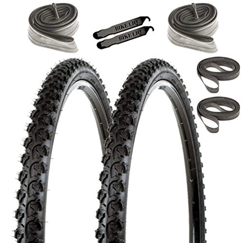 Mountain Bike Tyres : Sun-Lite K831 Alpha Bite A-Bite Black OEM Mountain Bike Tire Bundle 26 x 1.95