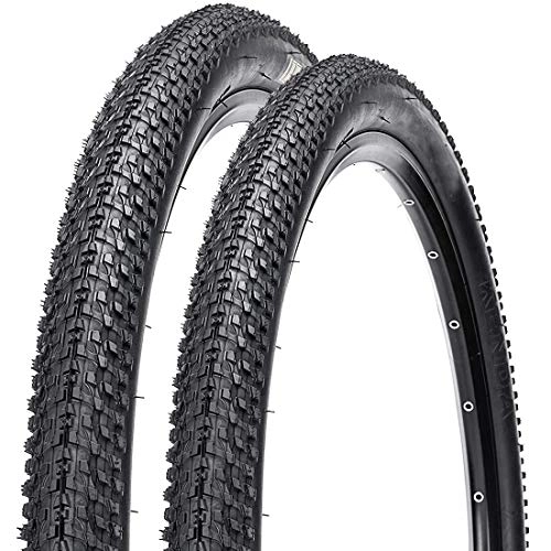 Mountain Bike Tyres : SUSHOP Mountain Bike Tire, Tough Wire Bead Bicycle 24 / 26 / 27.5 / 29 Inch X 1.95 / 2.1 Tire MTB Tyre for MTB Mountain Hybrid Bike Bicycle (Pack of 2), 29x2.1