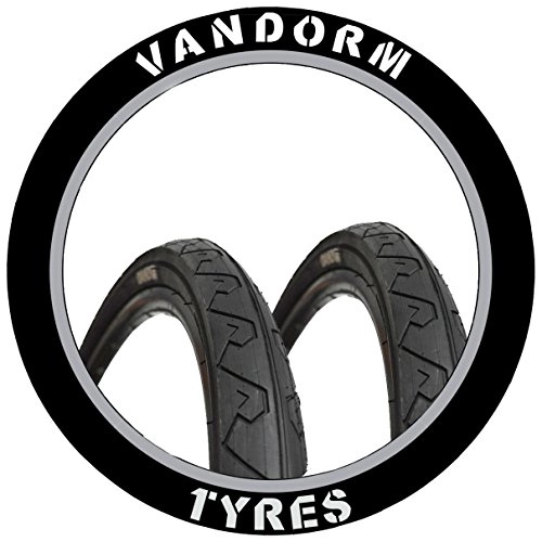 Mountain Bike Tyres : Vandorm 2 Slick 210 26" x 2.10" MTB Mountain Bike Bicycle Tyres (Pair) Bike part