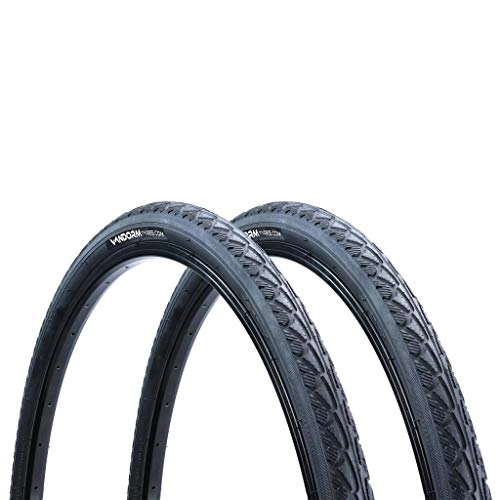 Mountain Bike Tyres : Vandorm MTB Slick 26" x 1.25" Sprint Mountain Bike Commuting Pair of Tyres