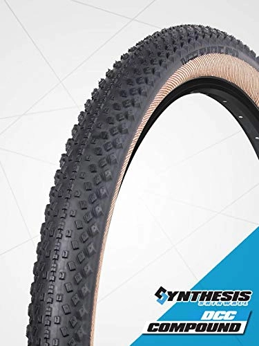 Mountain Bike Tyres : Vee Tire Co. Unisex – Adult's Rail Tracker MTB Trail-XC Tyres, Black with Skinwall Synthesis, 56-622