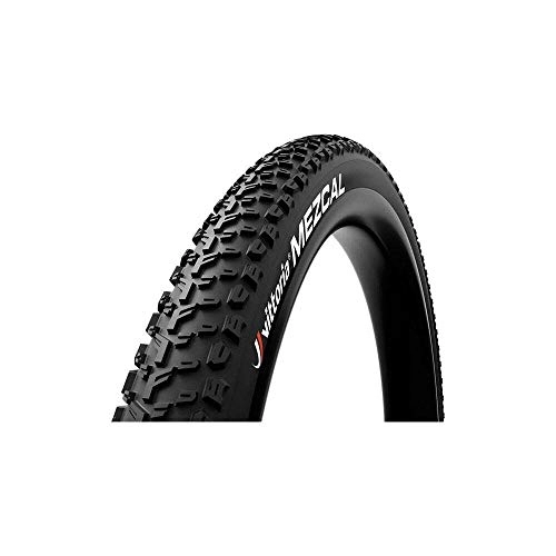 Mountain Bike Tyres : Vittoria Mezcal III 27.5 x 2.6 Mountain Bike XC Downhill Tyre TNT Tubeless Ready Wide MTB Tyre Folding (One Tyre)