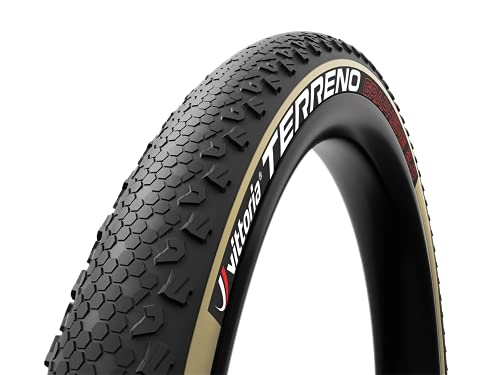 Mountain Bike Tyres : Vittoria Terreno Bicycle Tyre, blk / tan, 29 x 2.1