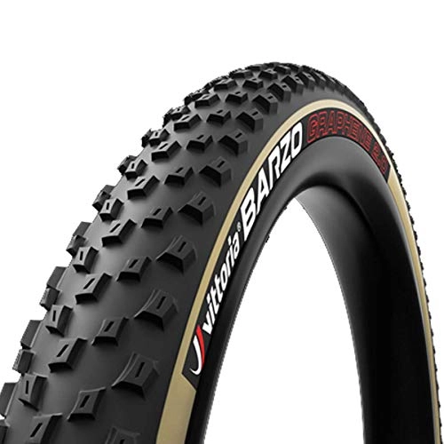 Mountain Bike Tyres : Vittoria Unisex's Barzo Bicycle Tyre, Black / Tan, 29 x 2.35 inches